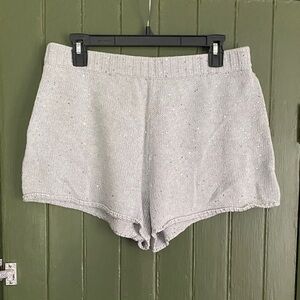 Free People Light Gray High Waist Shorts